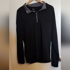 Nike Black Long Sleeve Quarter Zip